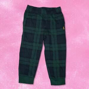 Green And Black Plaid Ralph Lauren Children’s Sweatpants